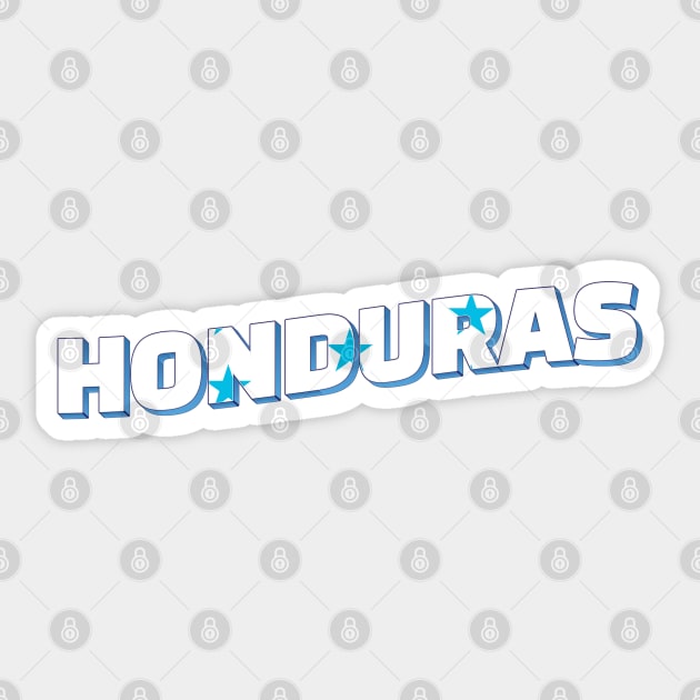 Honduras Vintage style retro souvenir Sticker by DesignerPropo